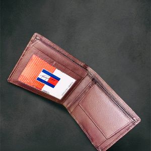 Tommy Hilfiger Genuine Leather Wallet Men's