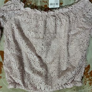 Beautiful Knitted Top With Pretty Arms