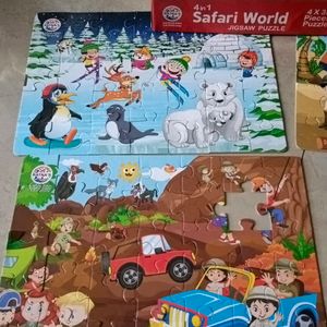 Set(4 In 1 Jigsaw Puzzle)