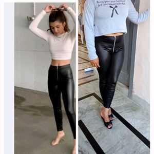 Beutiful Leather Pant With Top