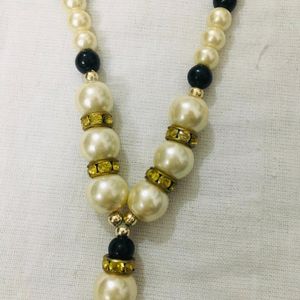 Pearl And Beads Chain| Set of 2