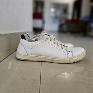 Locomotive White Shoes For Man