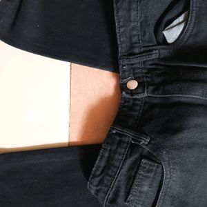 Black Straight Fit Jeans