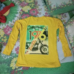 Yellow Cotton Tshirt