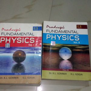 Pradeep's Fundamental Physics Vol  1st and 2nd