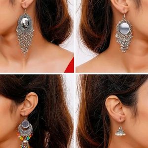 8 Combo Of Jhumka🖤🤍