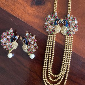 Beautiful Peacock Ethnic Jewellery Set