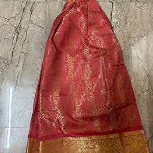 Beautiful Red Lehenga/Pattu Pavadai/ Parikini