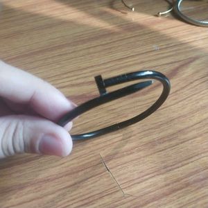 Black Nail Cuff Cartier Dupe