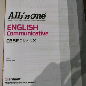 All In One English Book Class 10 CBSE