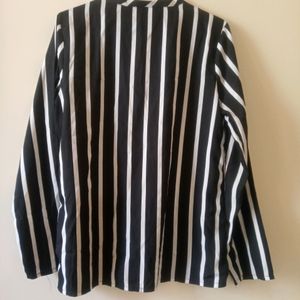 Black Stripped Shirt For Women