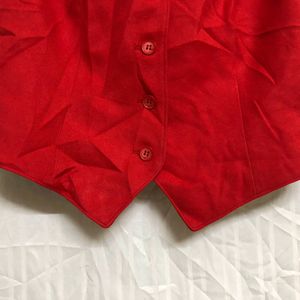 Red Formal Waistcoat