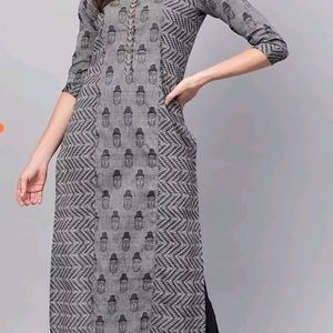 Women's Branded Handloom Buddha Printed Kurta 🔥