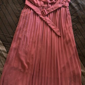 Acordian Pleat A Line Dress