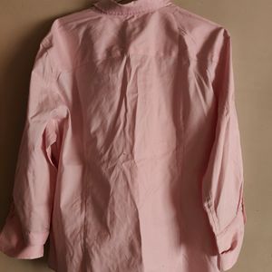 Korean Oversized Pink Shirt Formal (Women)