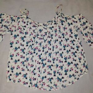 Forever 21 Flower Print Top