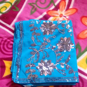 Blue Saree For Women