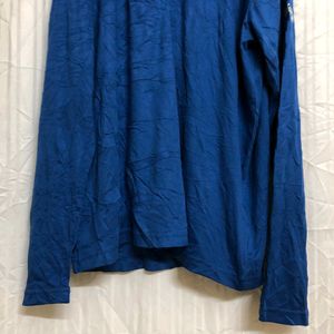 Sport-Tek Blue Long Sleeve Zip T Shirt