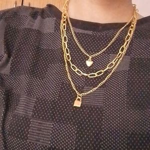 Trendy 3 Layer Chain