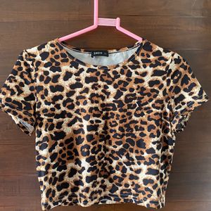 Shein Animal Printed Top Women