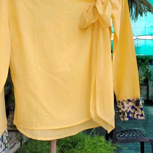 Vintage Cottagecore Pinterest Aesthetic Yellow Top