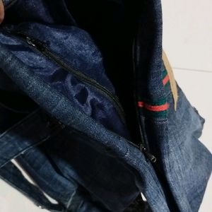 Denim Jeans College Bag