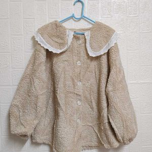 🎀Peter Pan Collar Teddy Jacket 🎀