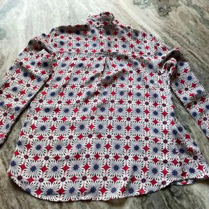 Multi Print Long Sleeves Shirt