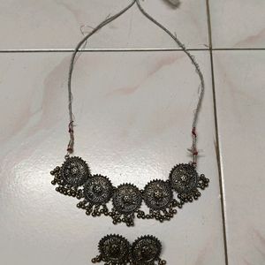 Oxidised Jwellery Set