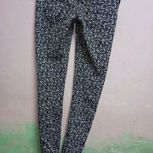 Slim Fit Printed Trendy Jeans