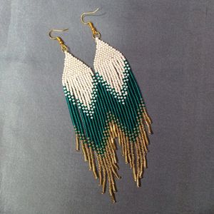 Earrings (Teal Green)