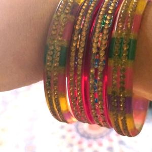 Beautiful Colourful Bangles set