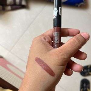 A Beautiful Shade Of Chocolate Brown Lipstick.