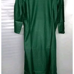 Green Chicken Kari Work Kurti