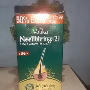 Dabur Vatika Neelibhring Bhringraj hair growth oil