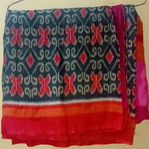 Saree With Multi Colour