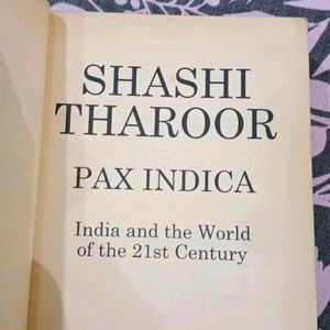 Shashi Tharoors Pax Indica