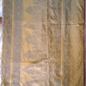 Elegant Copper Shade Saree With Grey Woven Work