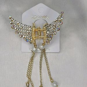 KOREAN STYLE TASSEL BUTTERFLY HAIRCLIP