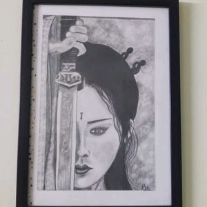 Beautiful Mulan Sketch