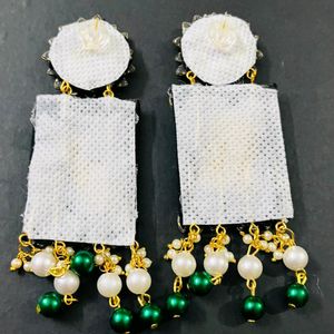 Fancy Party Wear Have Long Size Earrings All' Colo