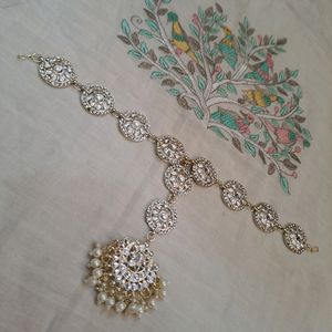 Beautiful Maatha Patti With Maang Teeka Set