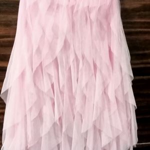 Unique Pink Beautiful Skirt In Minimum Rate