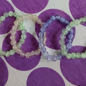 Aesthetic Glitter Beads Bracelet