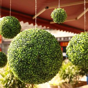 Artificial Eucalyptus Boxwood Topiary Grass Ball