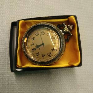 Metallic Pocket Watch