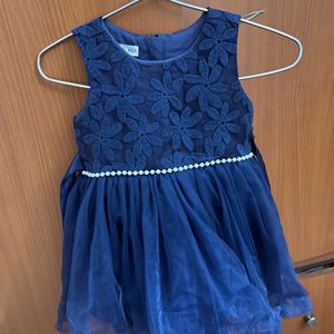 Party Wear Girl Frock - 1 to 2yrs