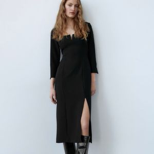 Zara Sexy Back Black  Dress