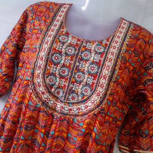 New Malti Colour Anarkali Kurti