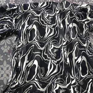 Zebra Printed Stylish Top For Women